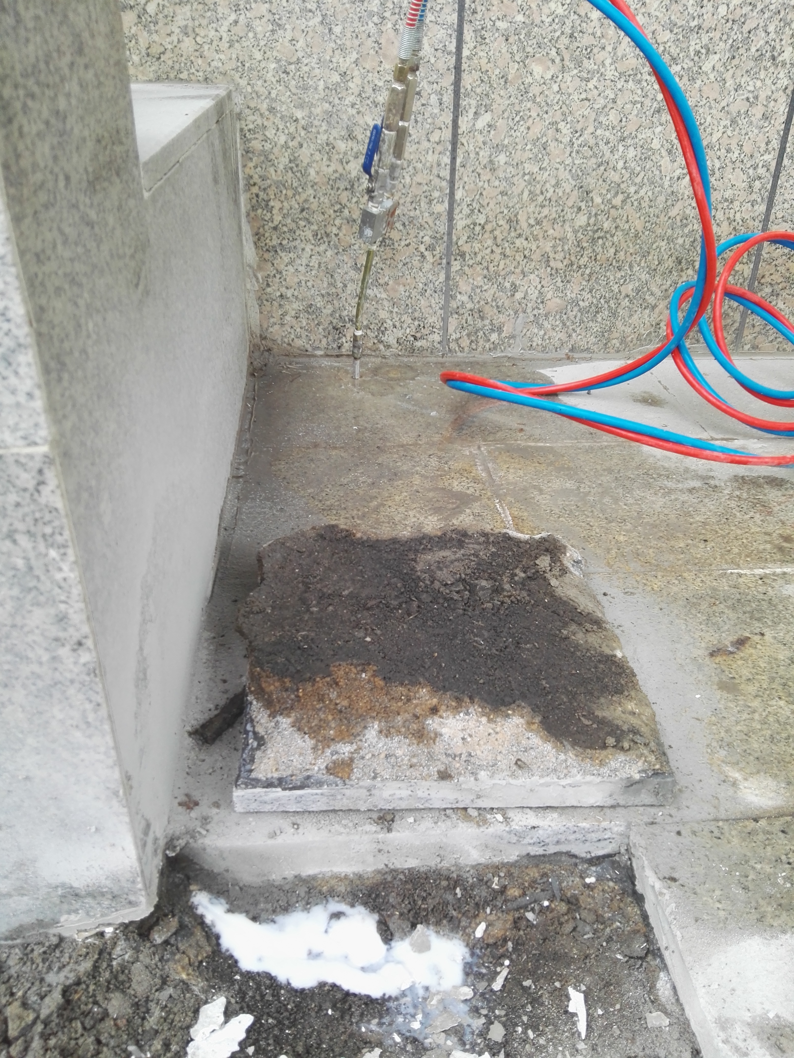 渗透型无机注浆料注浆2